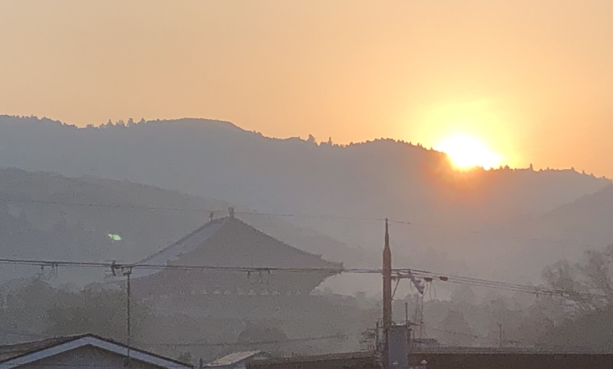 若草山からの日の出